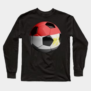 Egypt Soccer Ball Long Sleeve T-Shirt